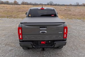 Ford Ranger Soft Roll Up Bed Cover - Rough Country - Matte Black - '19-'23 Ford Ranger Soft Roll Up Bed Cover - Rough Country - Matte Black - '19-'23